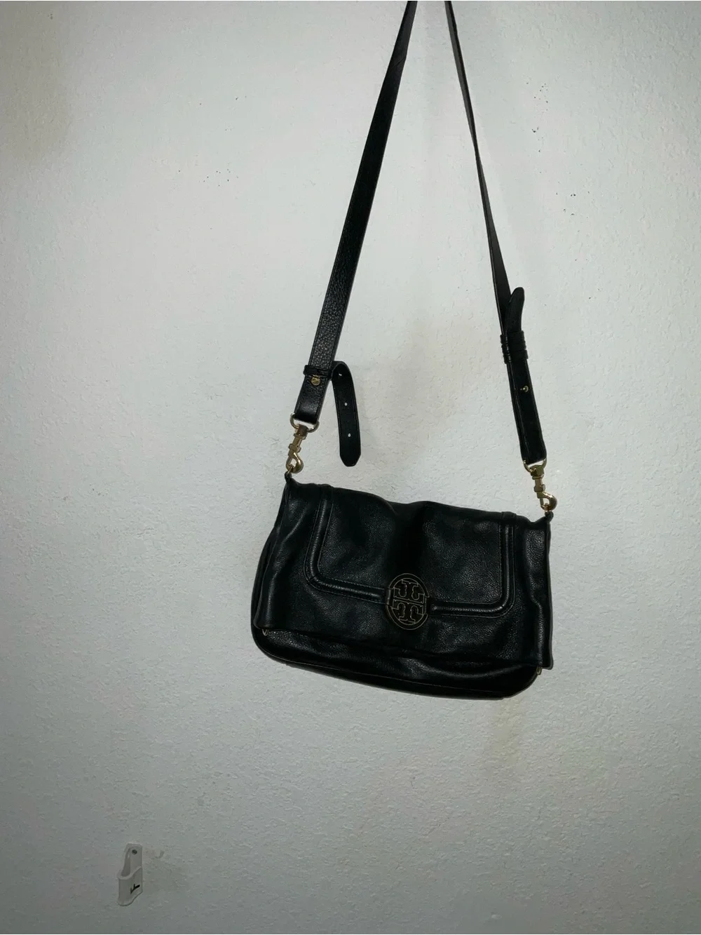 Tory Burch Black Leather Crossbody Bag